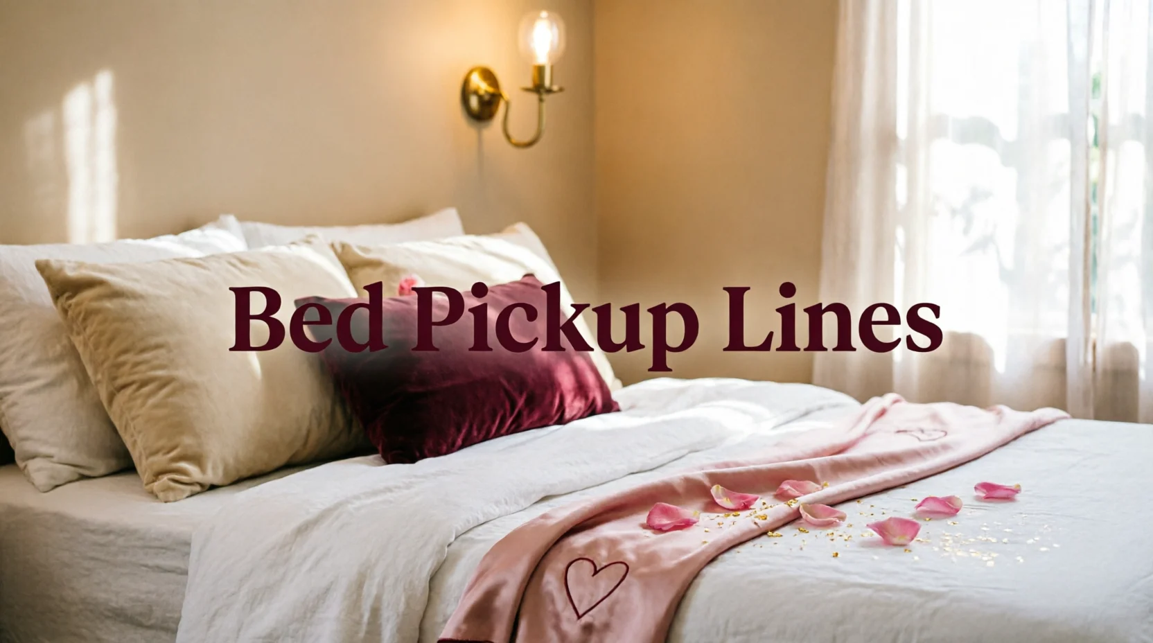 Bed Pickup Lines