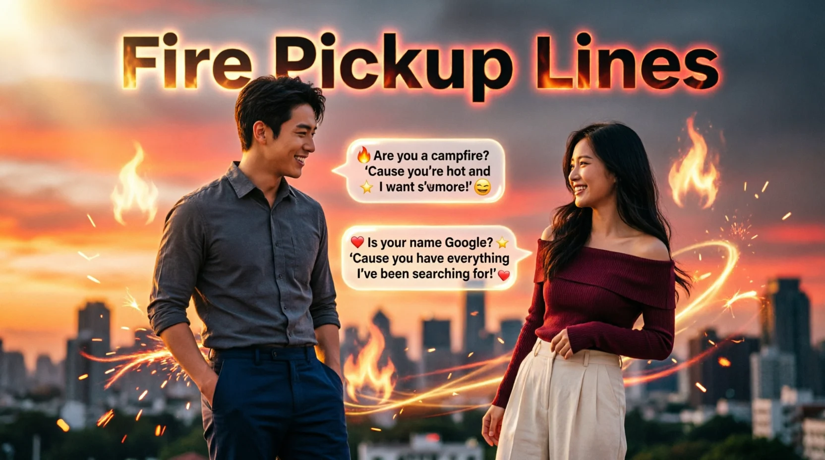 Fire Pickup Lines