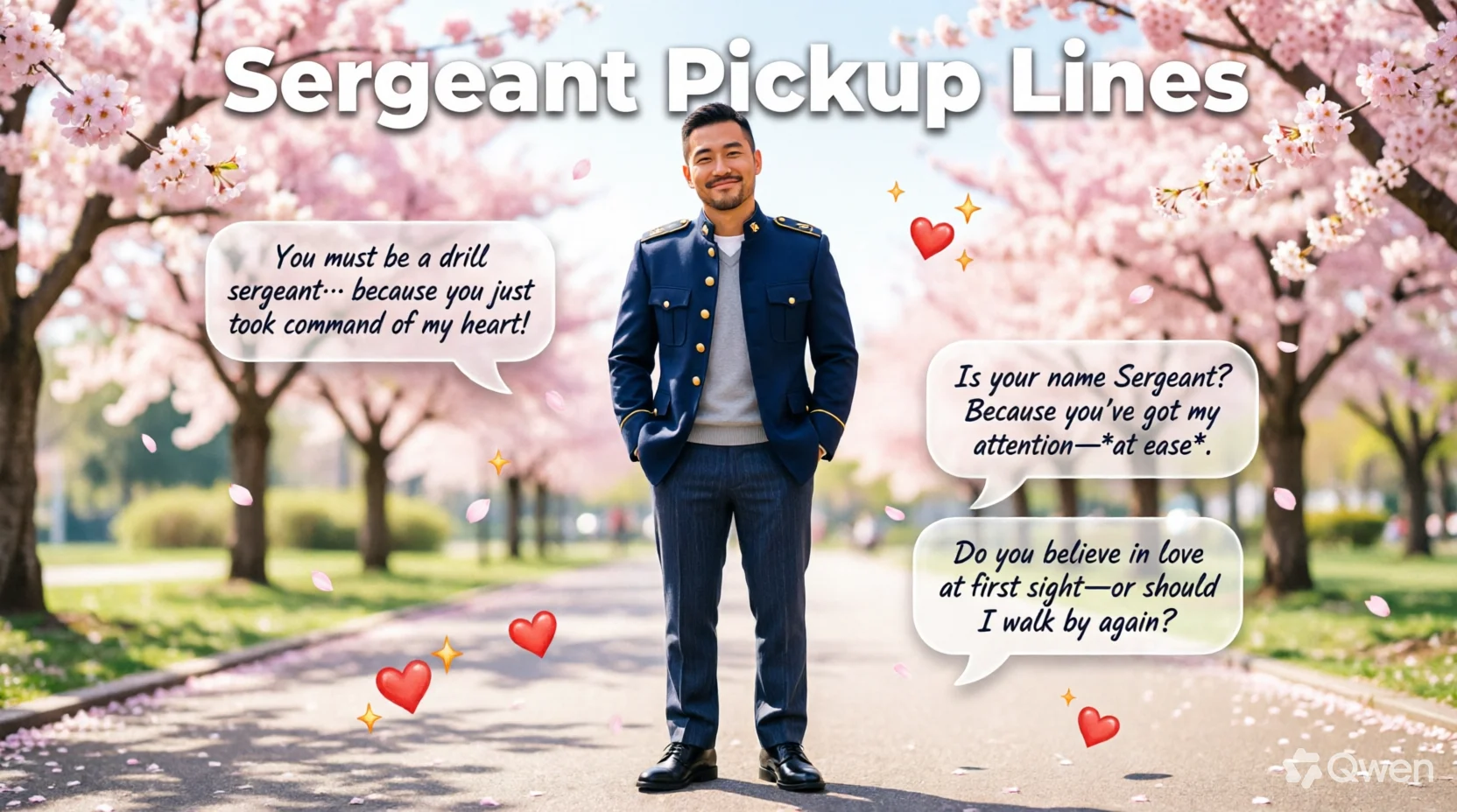 Sergeant Pickup Lines